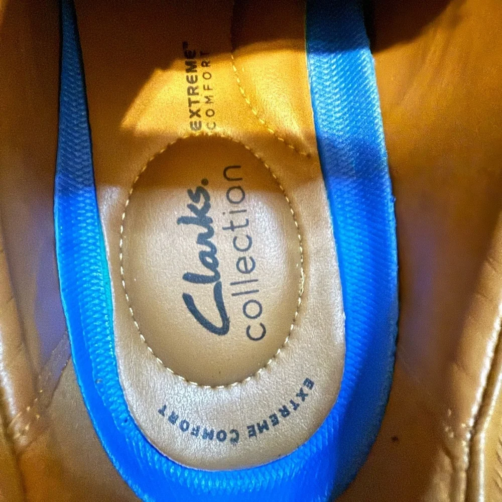 Clarks Men's Brown Leather Oxfords